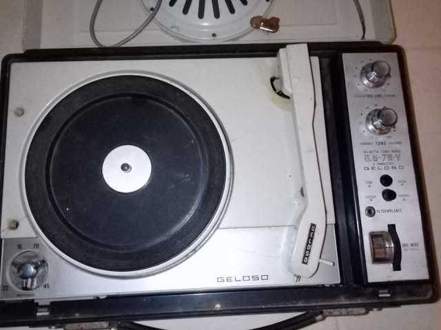 radio gira marca GELOSO discos antigo