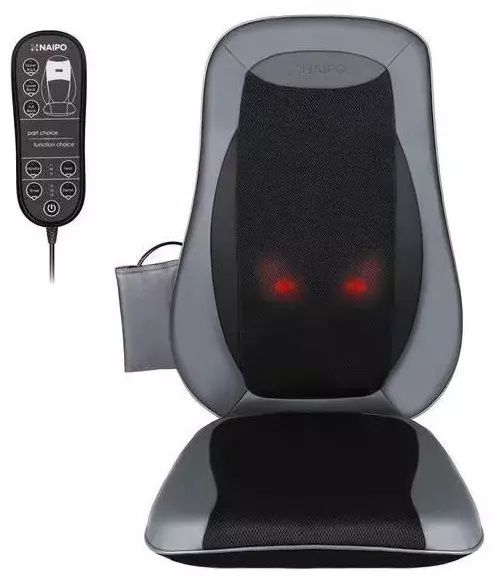 Масажна накидка Naipo MGBK-2606H массажер спины с прогревом грелка