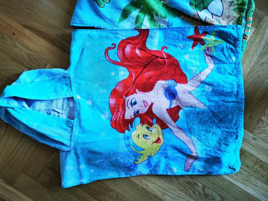 Ręcznik poncho ponczo dzieci kaptur