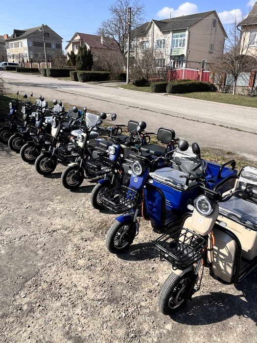 ЛІТІЄВИЙ електричний трицикл iDemo 1500w доставка під Будинок є вибір