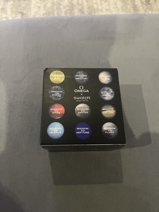 Relógio swatch x omega mission to the moon