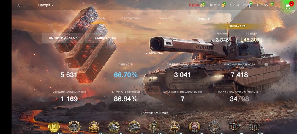 Продам "ТоПоВиЙ" аккаунт Wot Blitz