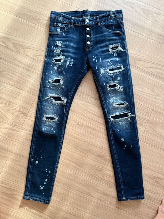 Dsquared2  spodnie jeansowe długie