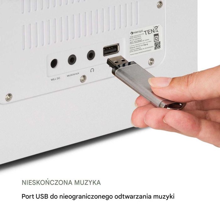 Radio Internetowe Auna Silver Star CD Cube Wi‑Fi CD, DAB+ FM, Bluetooth, USB, Spotify, UPnP