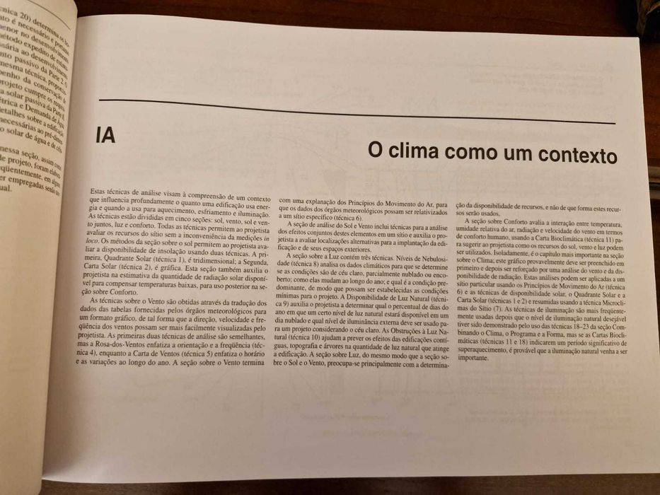 Livro Sol, Vento e Luz, estratégias para o projecto de arquitectura