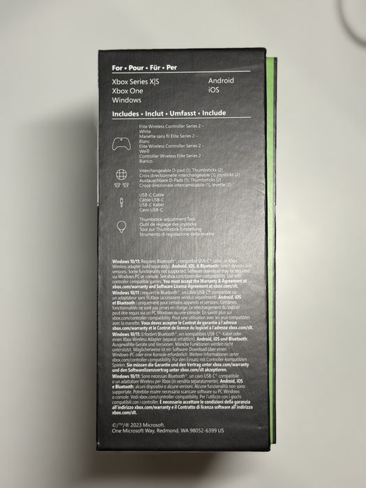 Геймпад Microsoft Xbox Elite Wireless Controller Series 2 Core (White)