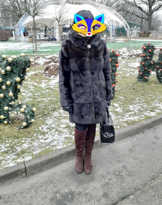 Норковая шуба на 105