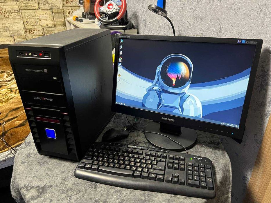 Комп'ютер ПК - Системний блок, Монітор (Комплект) 8Gb/Inlel i3/SSD 60