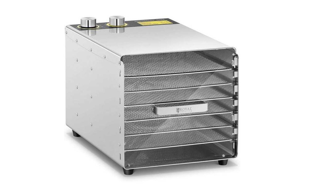 Suszarka INOX do żywności, grzybów, dehydrator 6 RUSZTÓW G-110