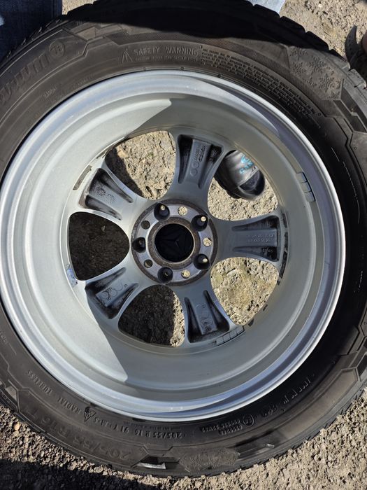 Диски, шини 205/55/16 6JxR16 5х112 Mercedes з датчики тиску