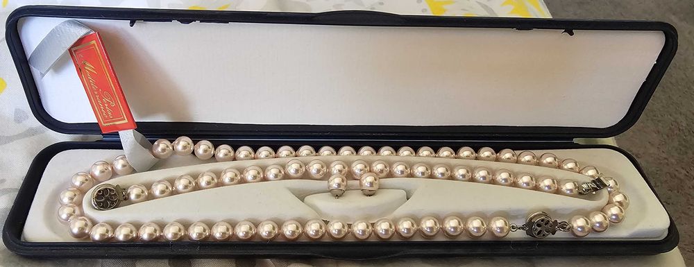 Naszyjnik bransoletka kolczyki perły