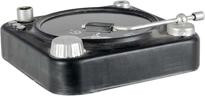 Zegar ścienny w stylu retro - gramofon