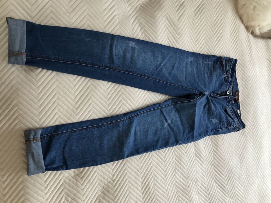 8 par spodni jeans xs s