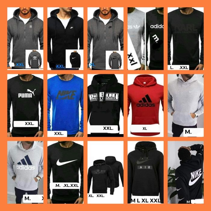 Bluzy męskie i damskie