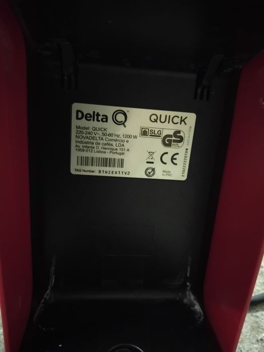 Máquina delta quick vermelha (para peças)