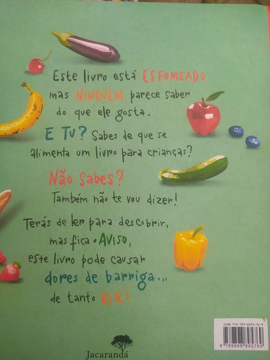 O livro com fome de André madaleno impecável - oferta dos portes de envio