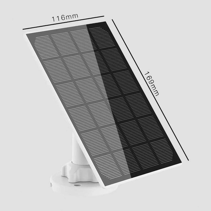 Painel Solar 3W para Câmara  a bateria recarregável * Tipo C * P65