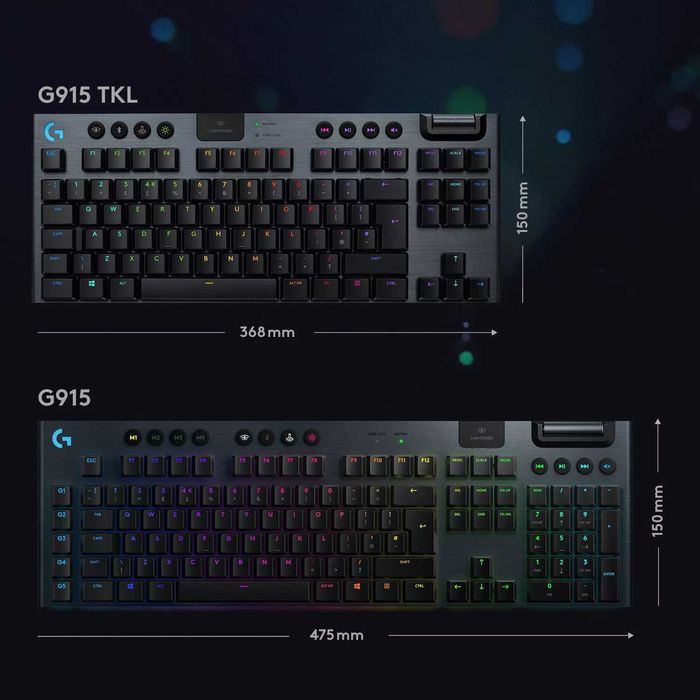Клавіатура Logitech G915 LIGHTSPEED TKL Wireless Gaming Keyboard