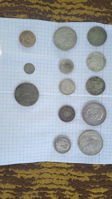 Монети срібні різних країн