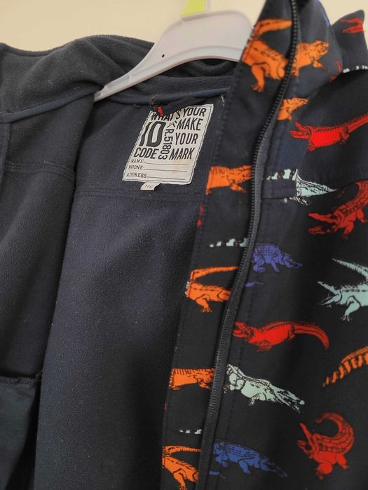 Kurtka przejściowa, softshell, chłopięca, r. 110