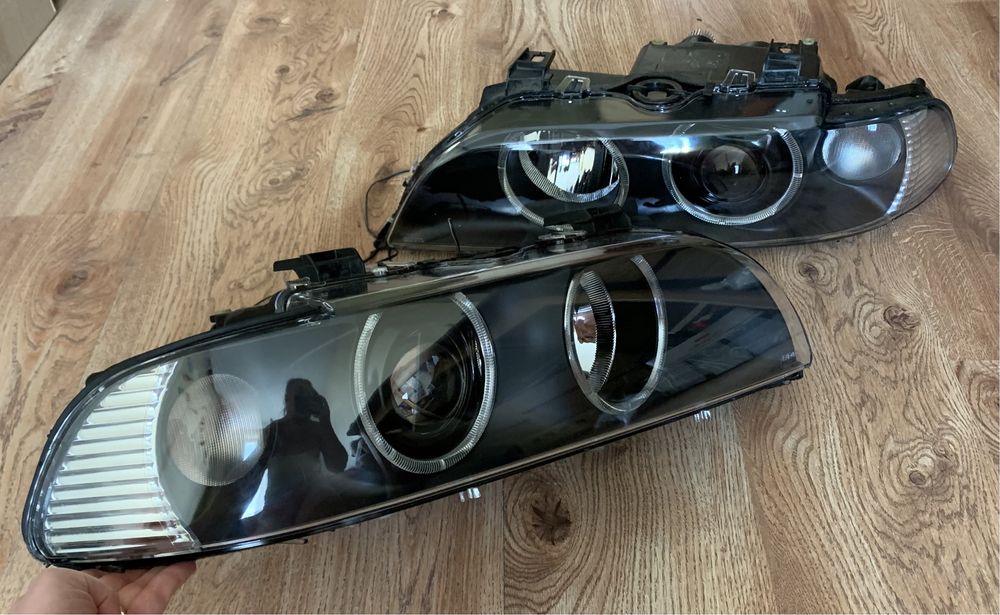 Фари BMW E39 BI LED Hella ремонт фар БМВ Е39 реставрация фар БМВ Е38