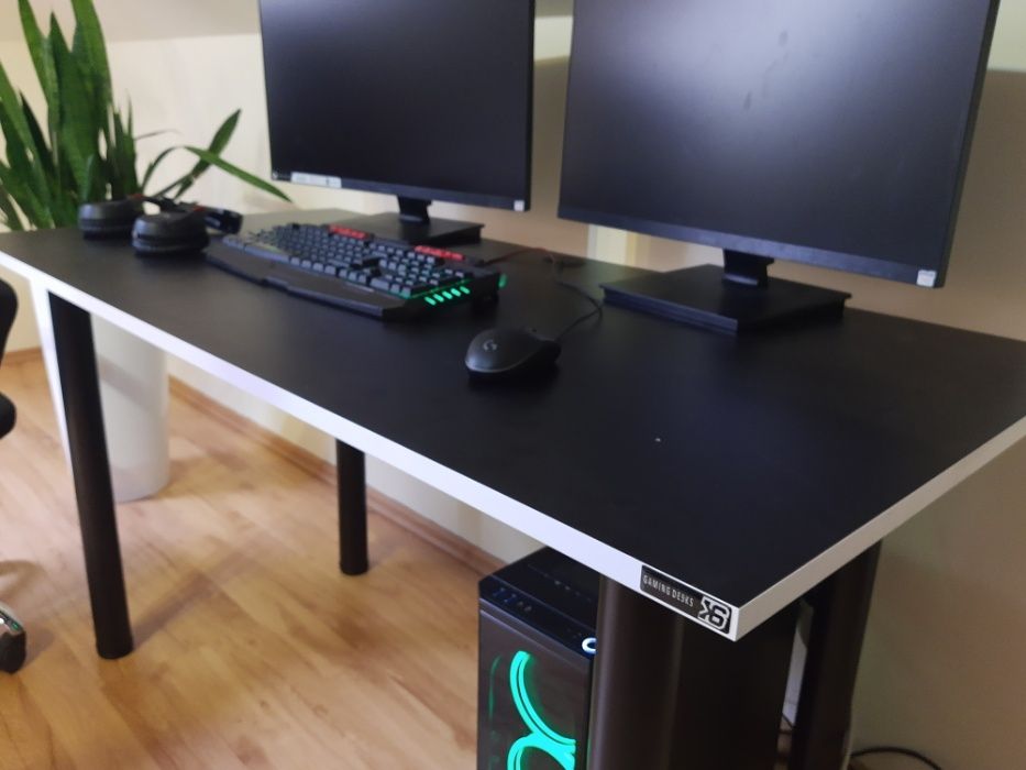 Biurko Gamingowe komputerowe NOWE WYSYŁKA 138 X 68 cm