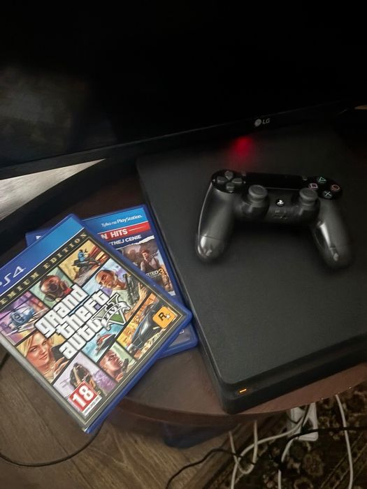 Ps 4 slim на 1TB + PSVR