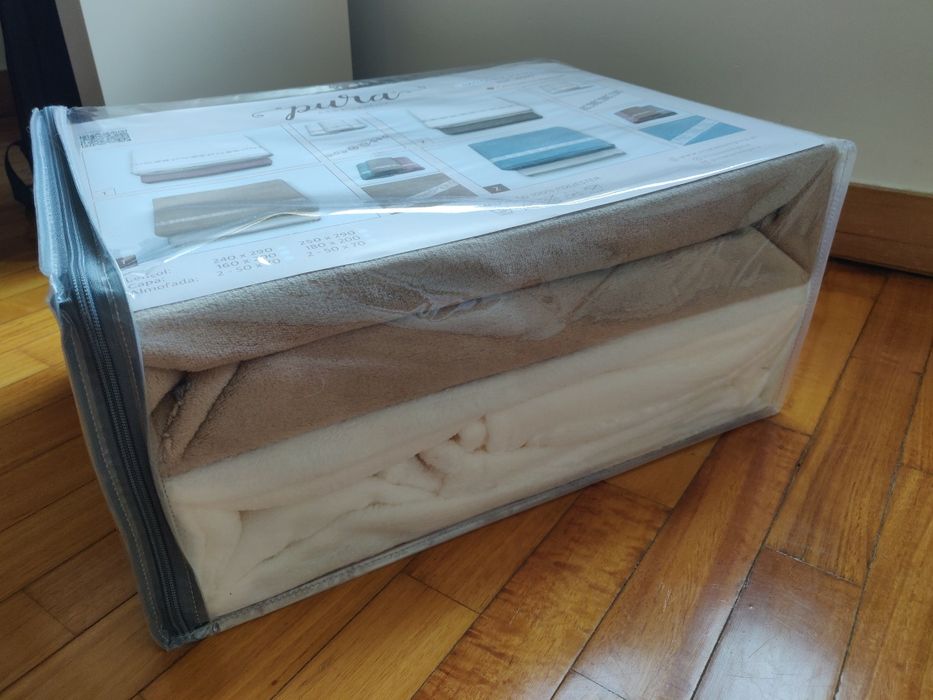 Conjunto de lençóis térmicos novo