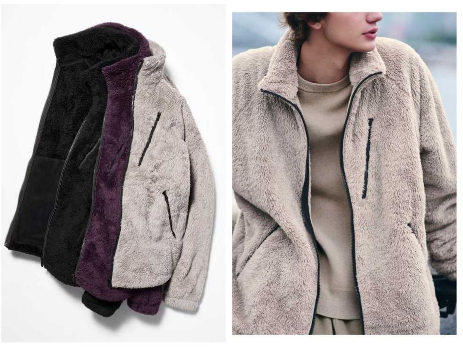 Флиска Uniqlo, пушистая флиска, меховушка M L