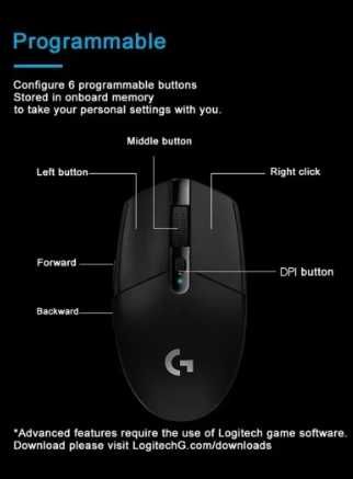 Logitech G304 lightspeed branco rato gaming (ou não)