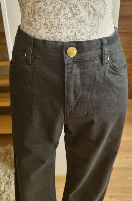 Spodnie damskie w stylu dżins czarne