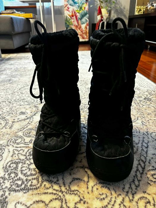czarne śniegowce marki Jenny Fairy rozm. 36/37 jak nowe