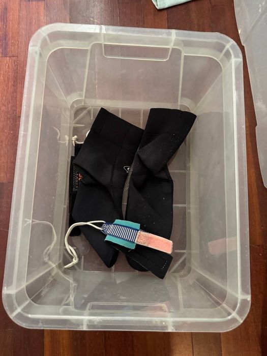 Prancha de bodyboard Rheopaipo , fato Bare, pés de pato e botins! Para desocupar - OPORTUNIDADE