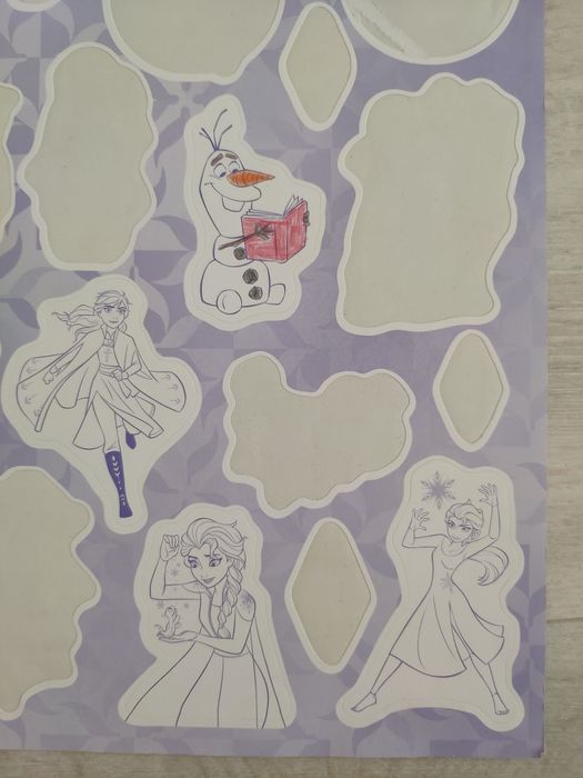 Notes zeszyt Kraina Lodu Elsa + naklejki