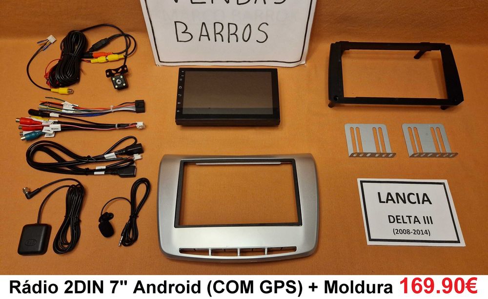 (NOVO) Rádio 2DIN • LANCIA Musa • Delta • Android [4+64GB] GPS