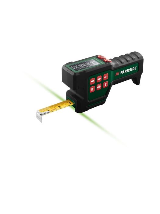 Fita métrica com laser recarregável parkside