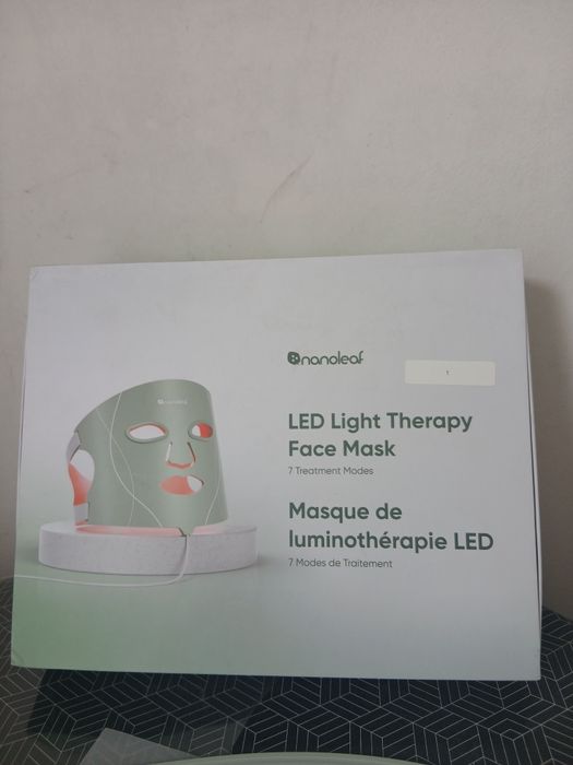 Maska do terapii światłem LED Nanoleaf 7 barw akumulatorowa 5 W