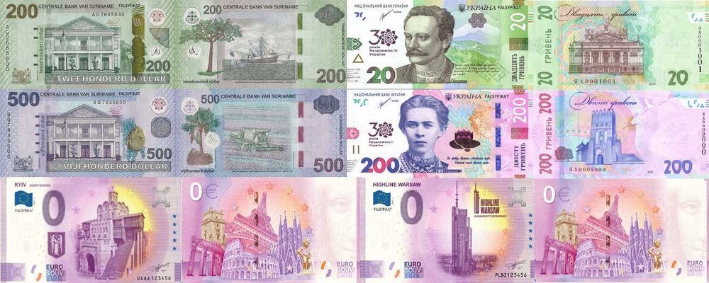 135 Banknoty Kolekcjonerskie Reprodukcja kopia (383)