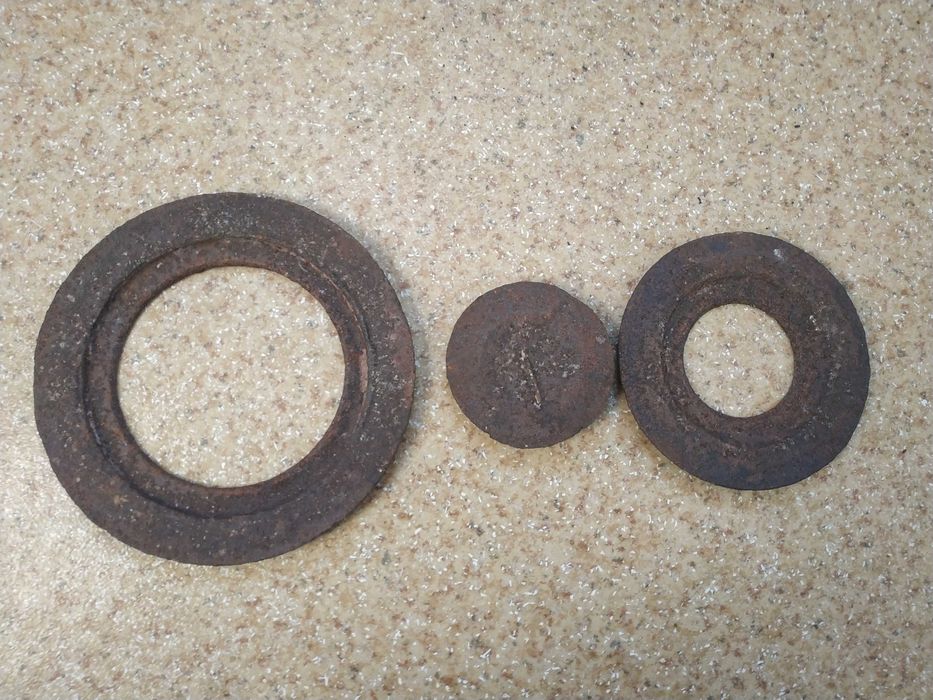 комфорки кольца чугунные колосники грубки для печки диаметр 20см БУ
