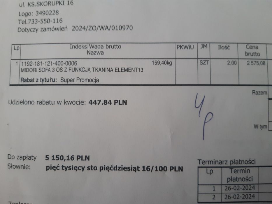 Sprzedam dwie sofy