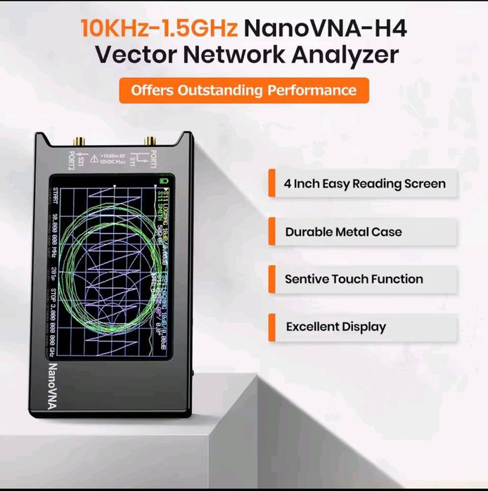 NanoVNA-Н і Н4 50 кГц ~ 1,5 ГГц,