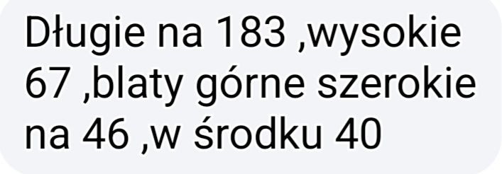 Sprzedam dwie komody