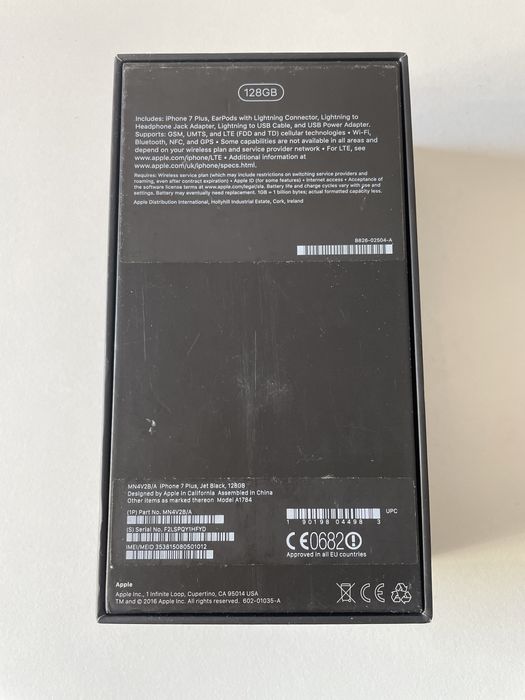 iPhone 7 Plus 128gb desbloqueado preto c/ caixa e carregador