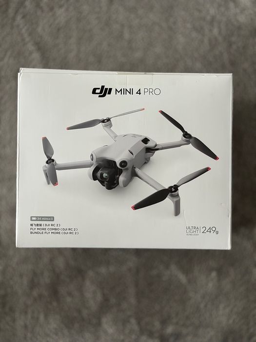 Drone DJI Mini 4 Pro Fly Combo (DJI RC 2) - NOVO