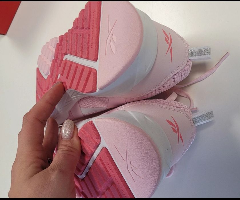 Adidasy reebok 38 24.5cm różowe bieganie