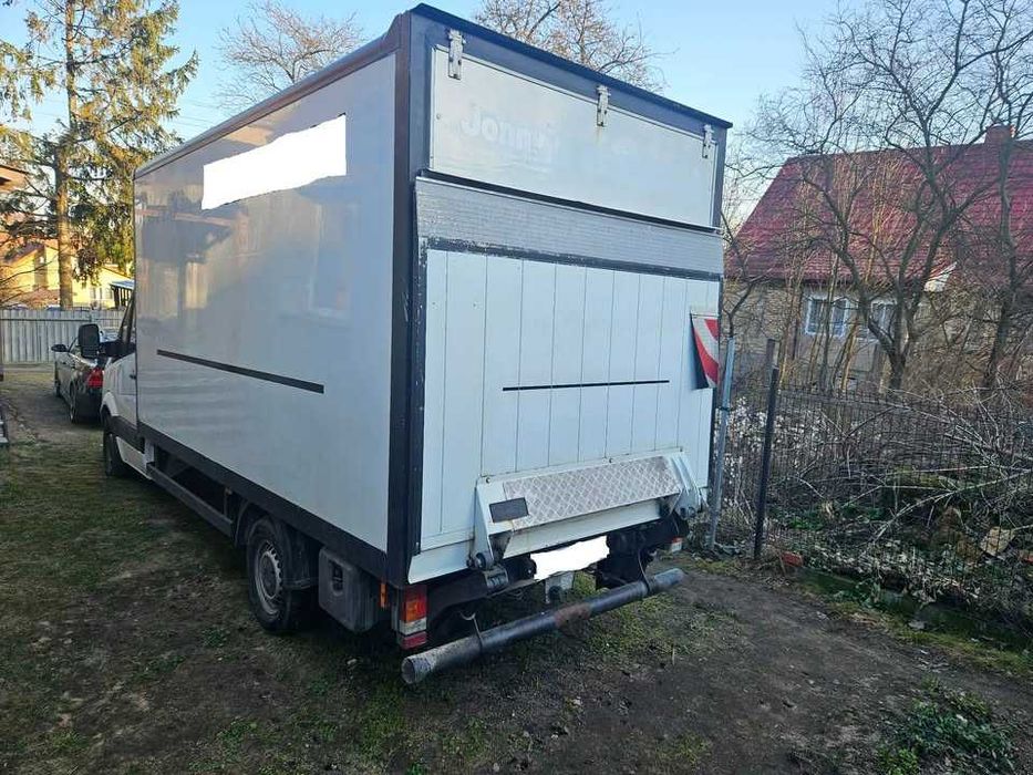 Zabudowa kontener z windą Sprinter