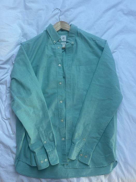 koszula turkusowa