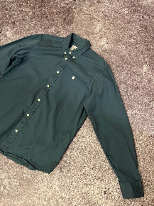 Сорочка Carhartt WIP плотна Кархартт