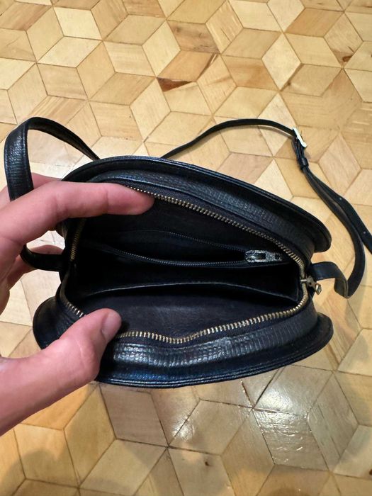 torebka Vintage MCM Crossbody Small Bag Monogram Pattern Black Gold