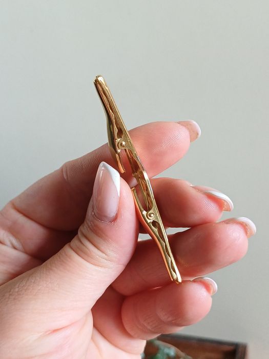 Spinka do kołnierzyka klamra przypinka broszka retro